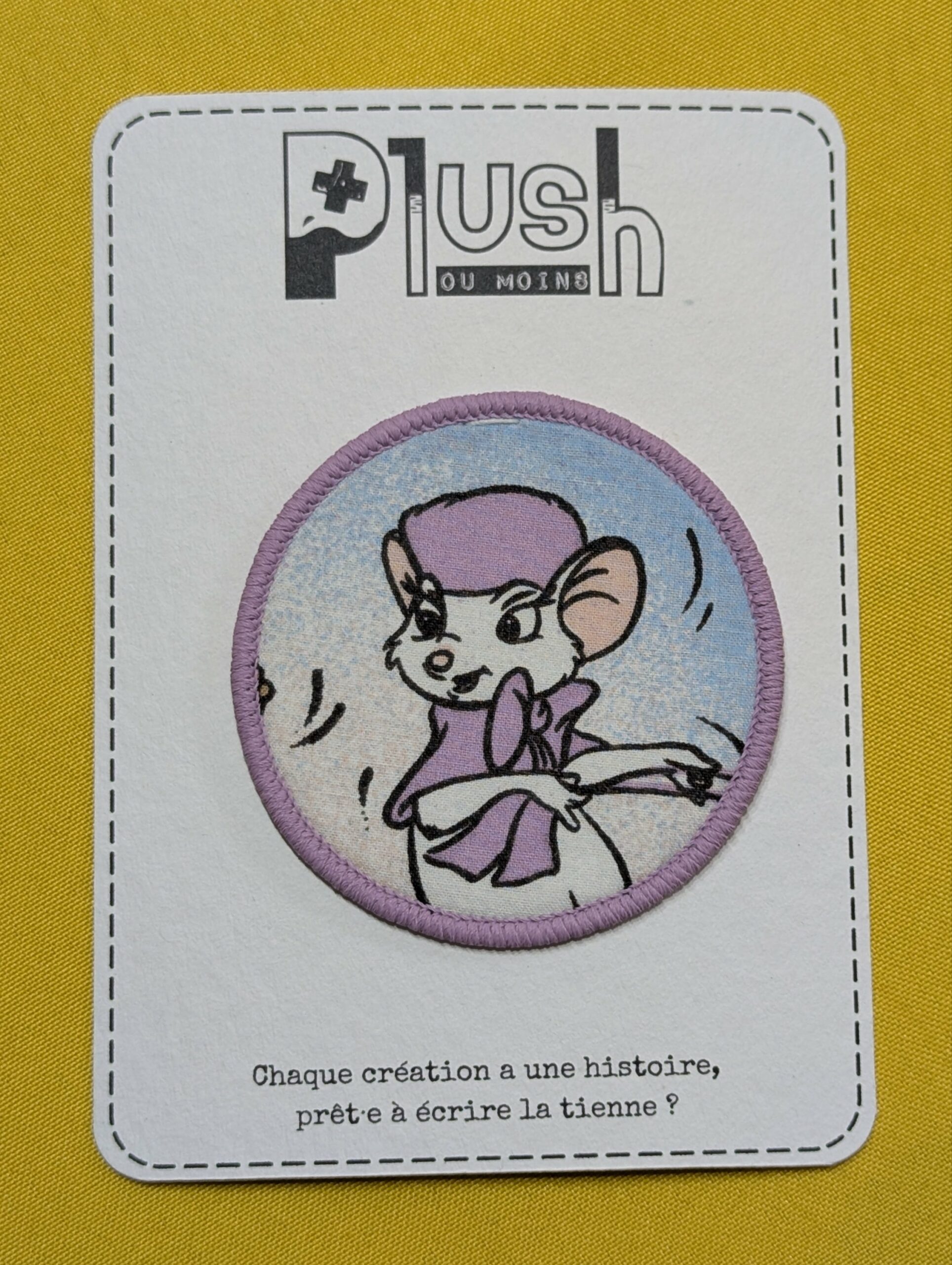 Patch thermocollant "rond" "Mission kangourou"