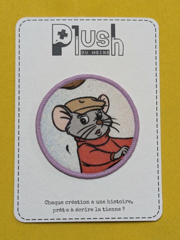 Patch thermocollant "rond" "Mission kangourou"