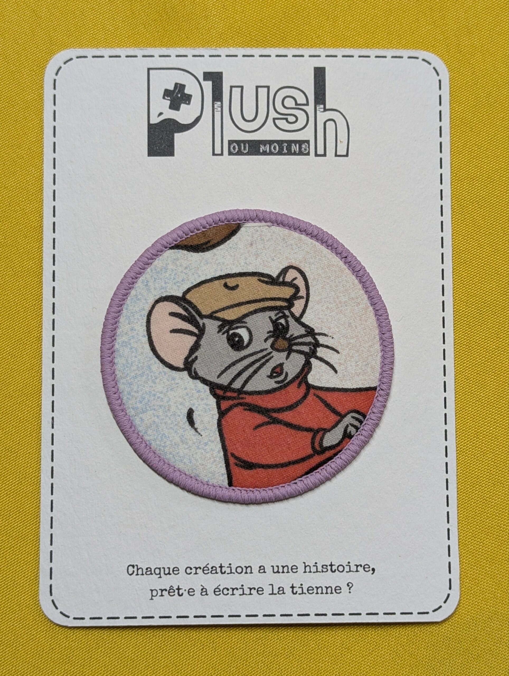 Patch thermocollant "rond" "Mission kangourou"