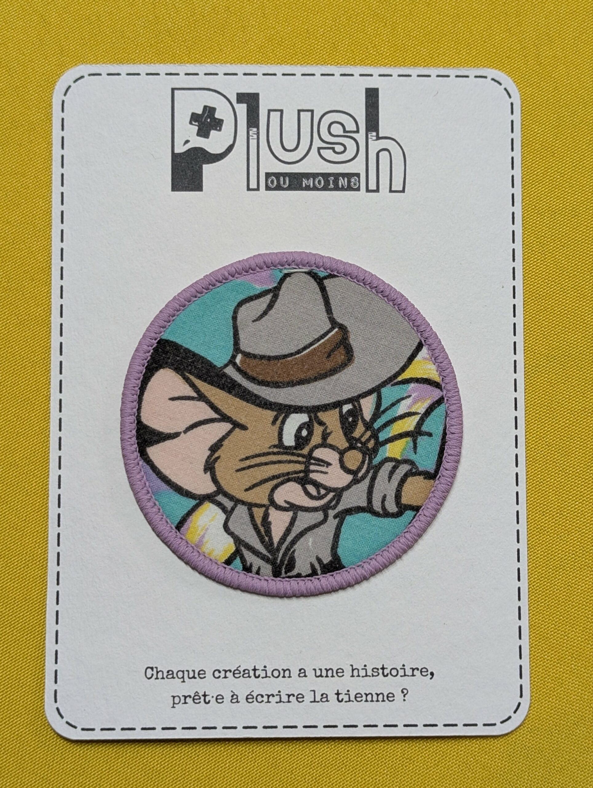 Patch thermocollant "rond" "Mission kangourou"