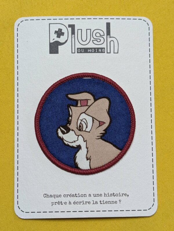 Patch thermocollant "rond" "Spaghetti pour deux"