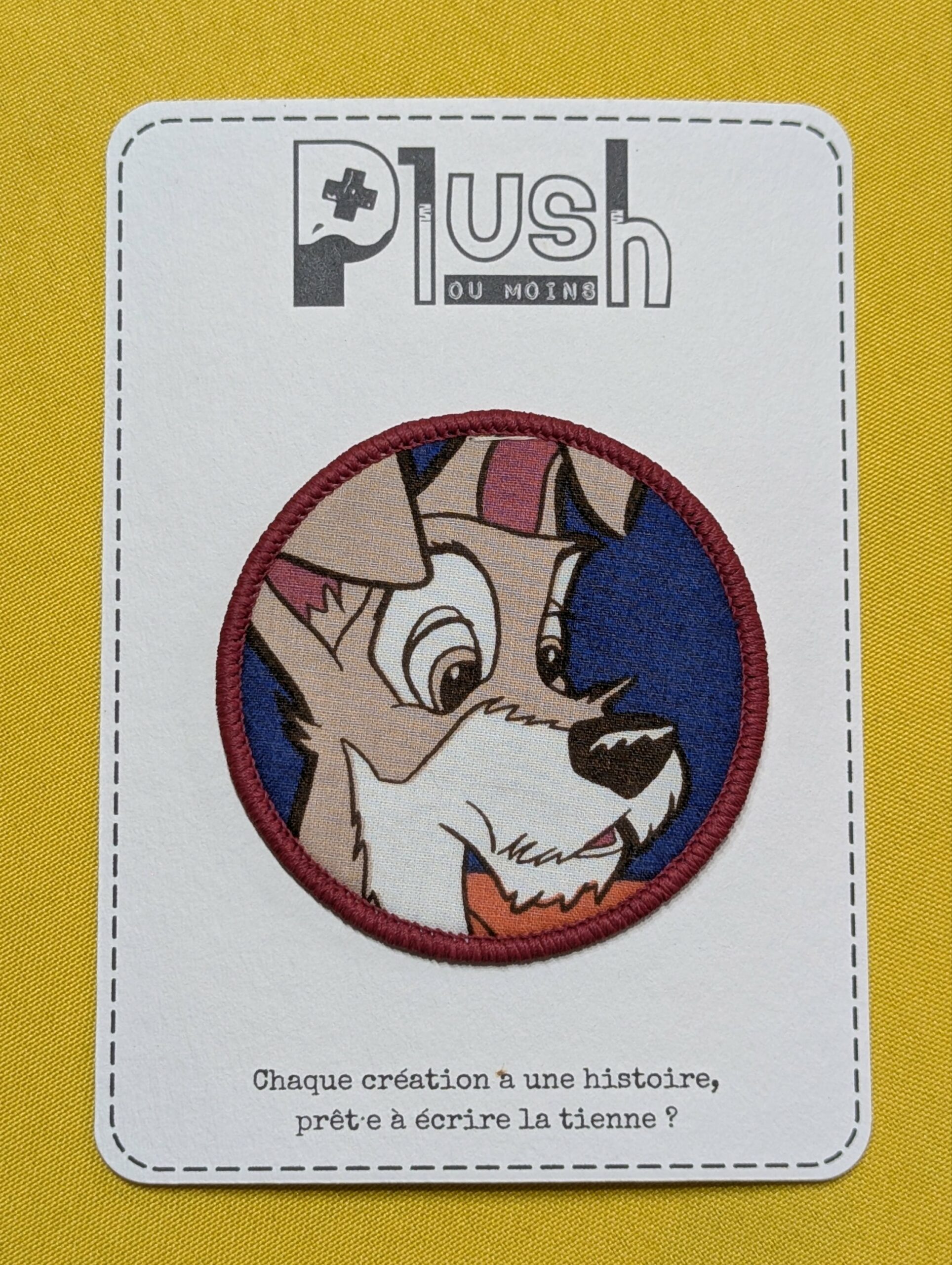 Patch thermocollant "rond" "Spaghetti pour deux"