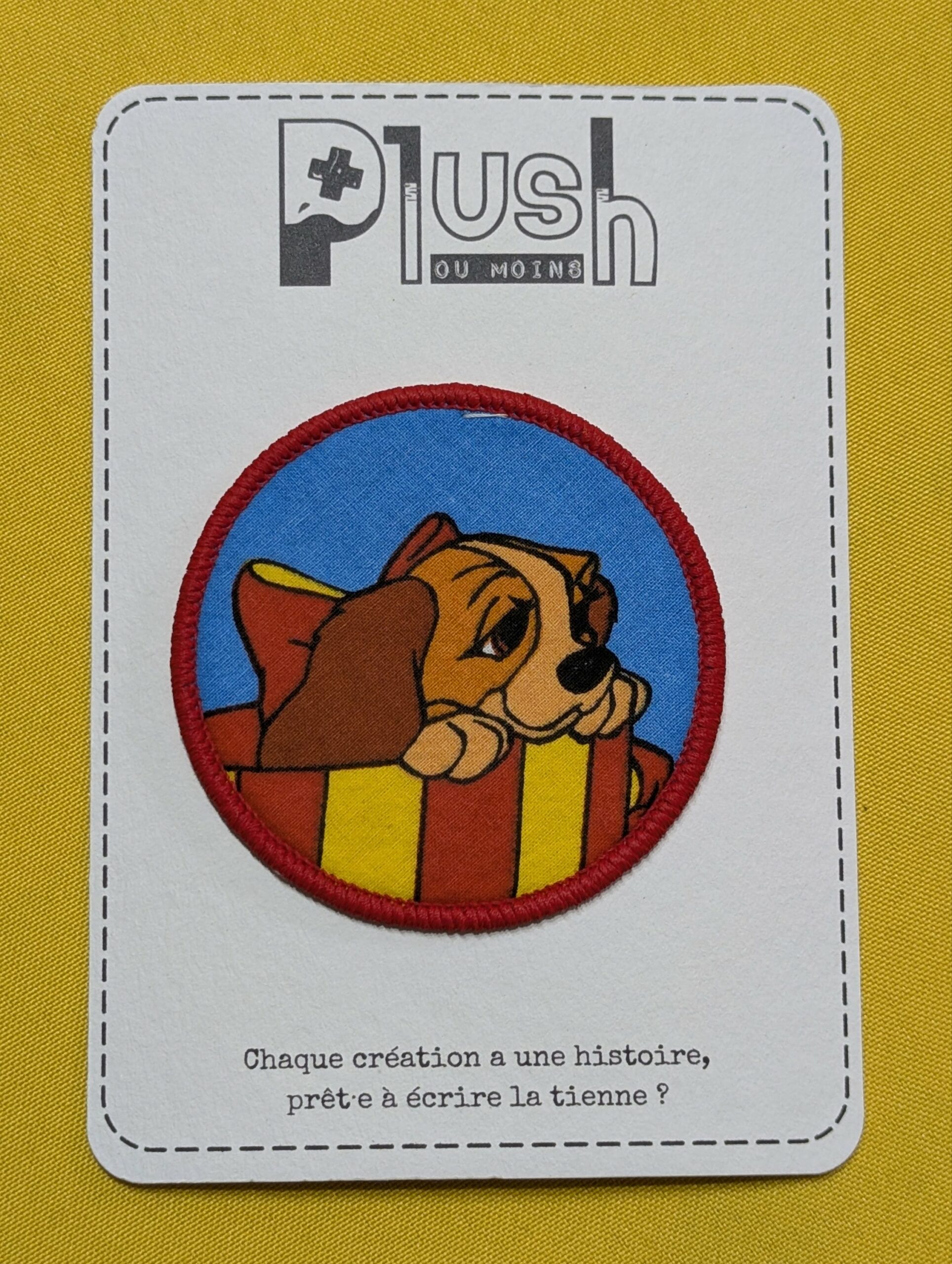 Patch thermocollant "rond" "Spaghetti pour deux"