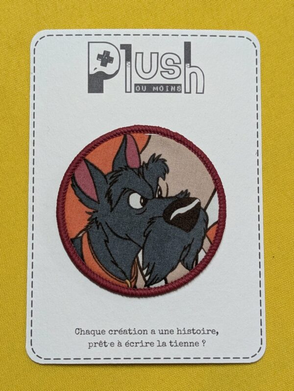 Patch thermocollant "rond" "Spaghetti pour deux"