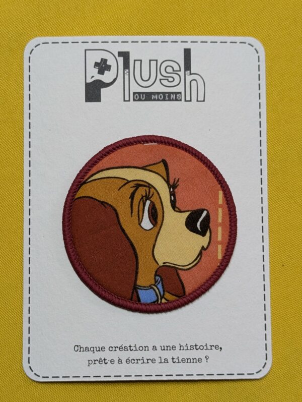 Patch thermocollant "rond" "Spaghetti pour deux"