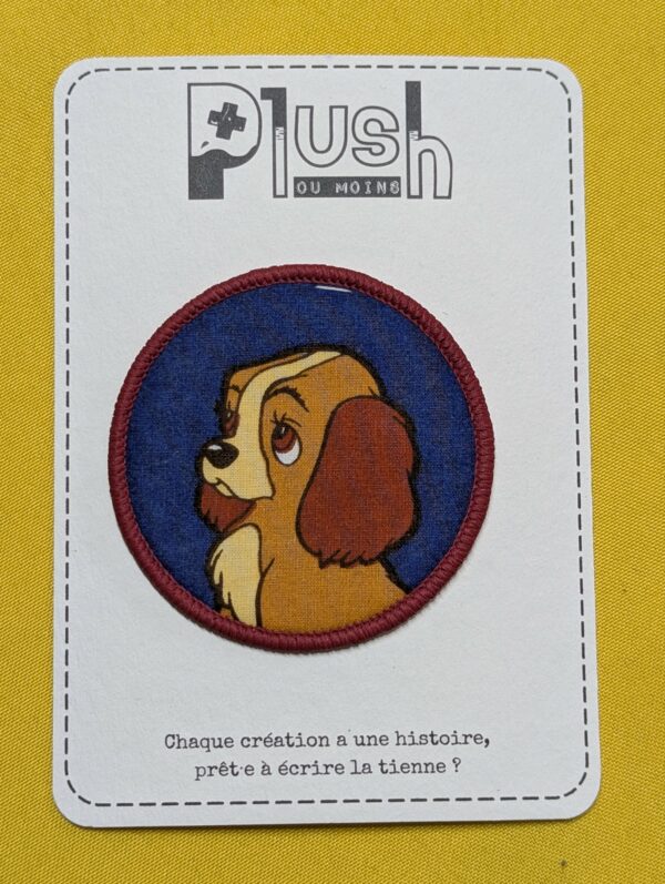 Patch thermocollant "rond" "Spaghetti pour deux"