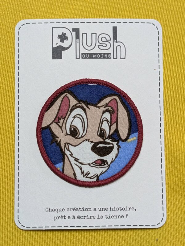 Patch thermocollant "rond" "Spaghetti pour deux"