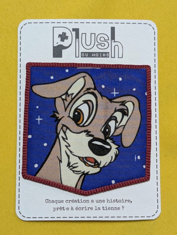 Patch thermocollant "effet poche" "Spaghetti pour deux"