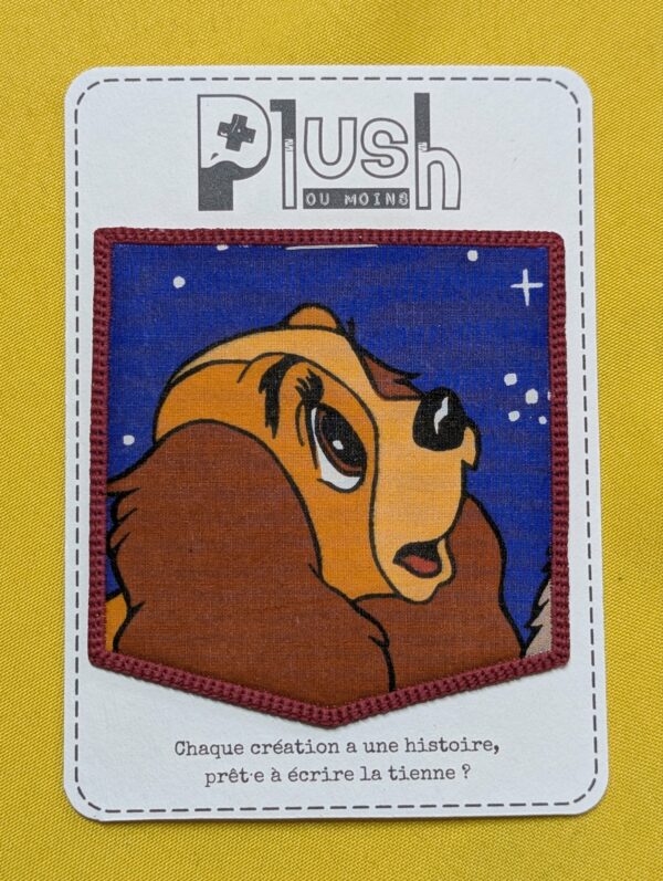 Patch thermocollant "effet poche" "Spaghetti pour deux"