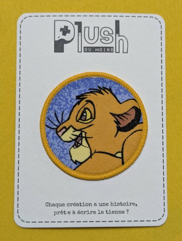 Patch thermocollant "rond" "Hakuna matata"