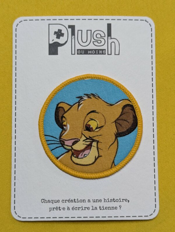 Patch thermocollant "rond" "Hakuna matata"