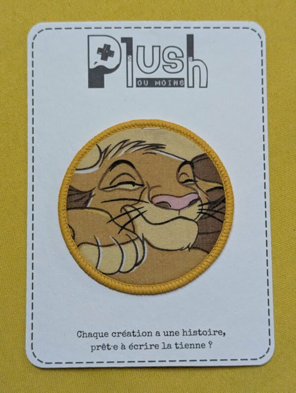 Patch thermocollant "rond" "Hakuna matata"