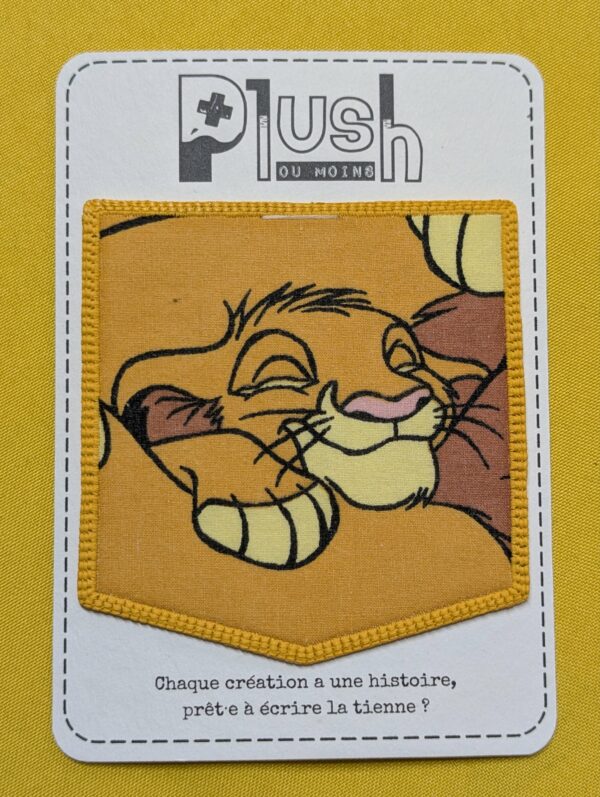 Patch thermocollant "effet poche" "Hakuna matata"