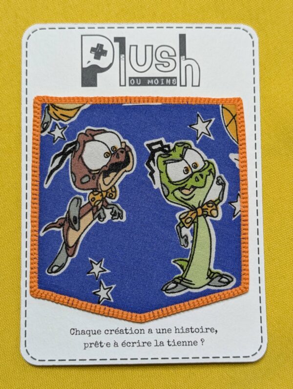 Patch thermocollant "effet poche" "Toon squad"