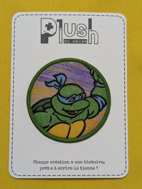 Patch thermocollant "rond" "Pizza party"