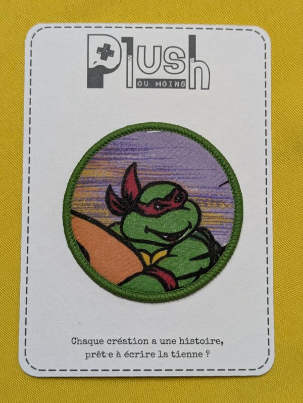 Patch thermocollant "rond" "Pizza party"