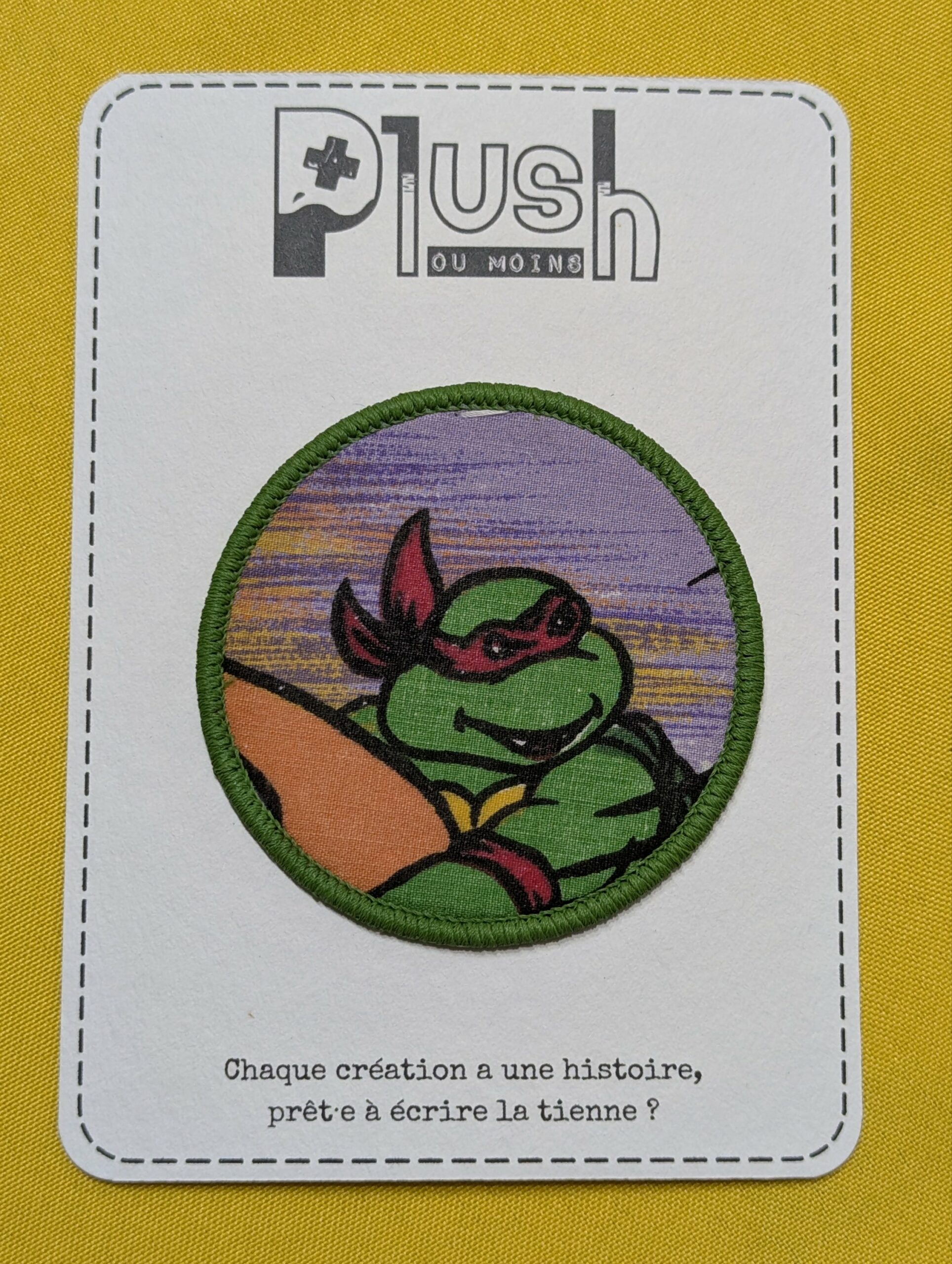 Patch thermocollant "rond" "Pizza party"