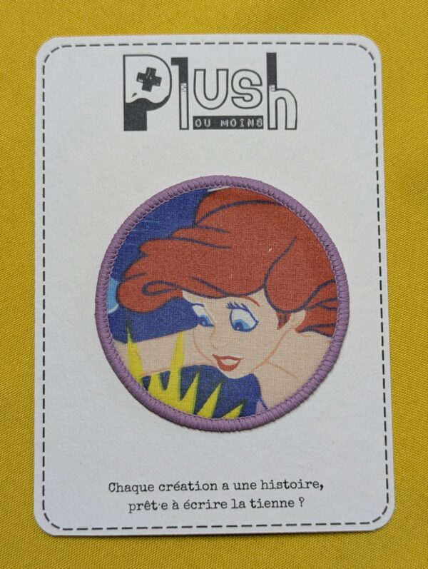 Patch thermocollant "rond" "Partir là-bas"