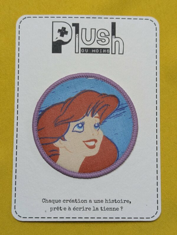 Patch thermocollant "rond" "Partir là-bas"