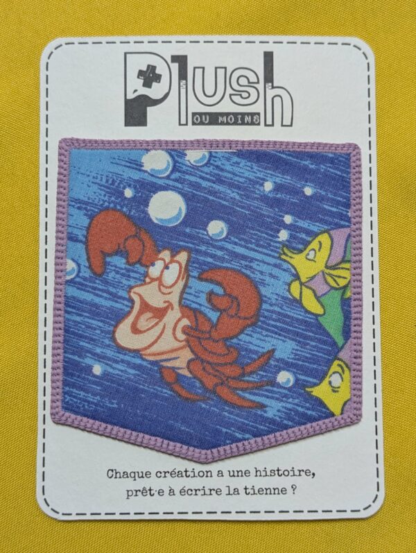 Patch thermocollant "effet poche" "Partir là-bas"