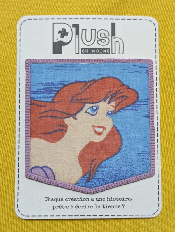 Patch thermocollant "effet poche" "Partir là-bas"