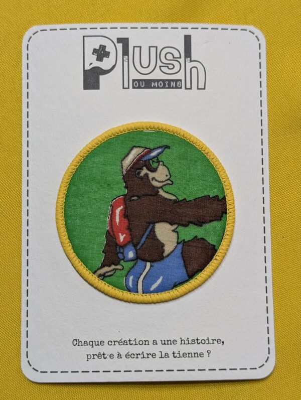 Patch thermocollant "rond" "Tiki vibes"