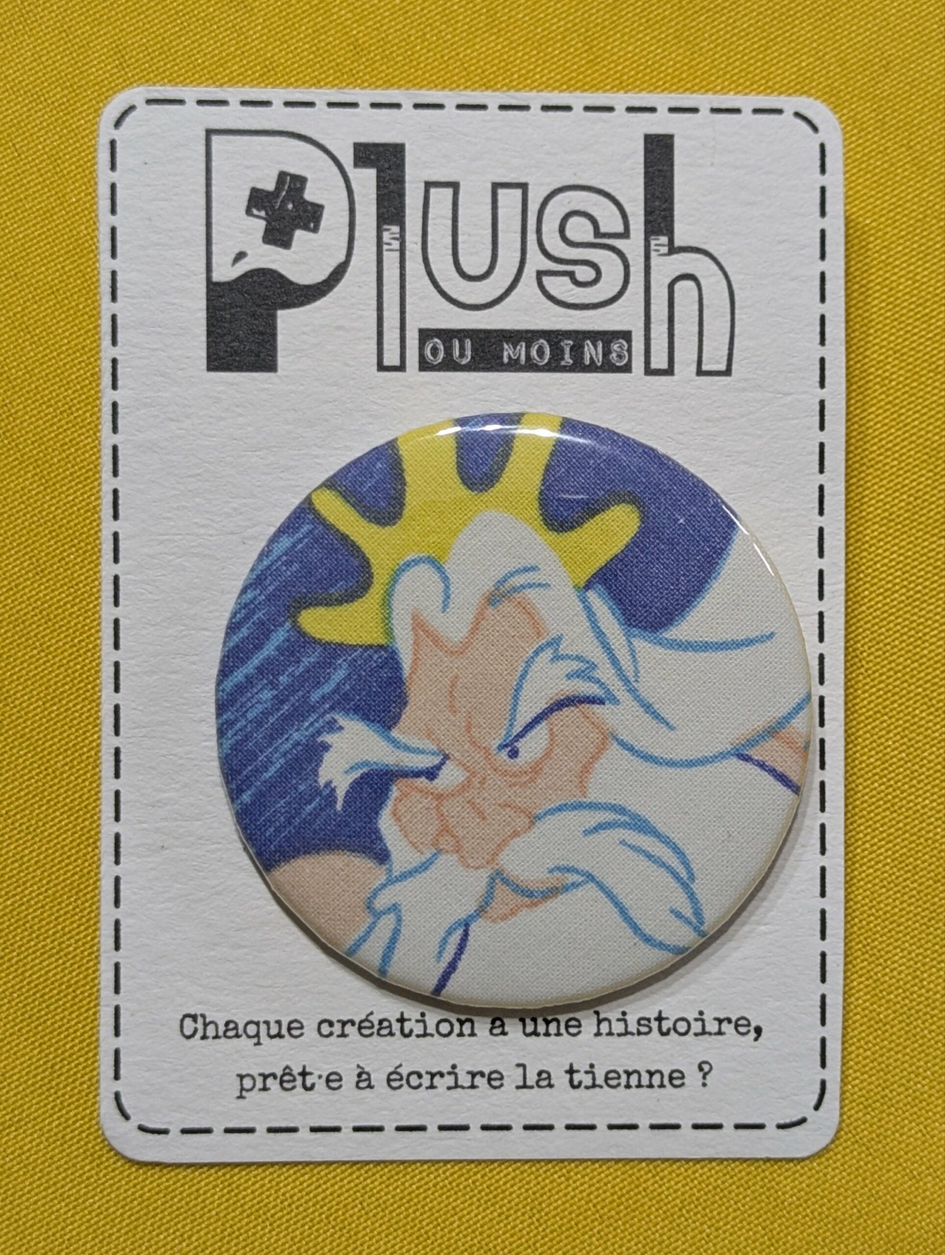 Badge "Partir là-bas"