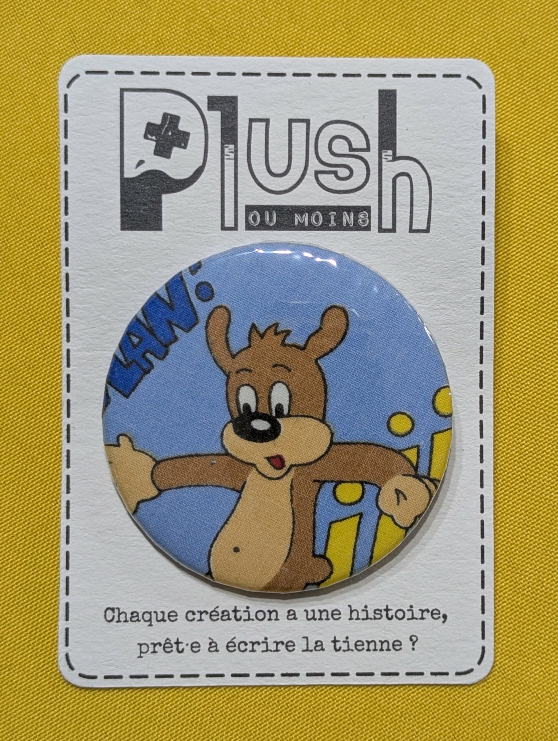 Badge "Deux drôles de rigolos"