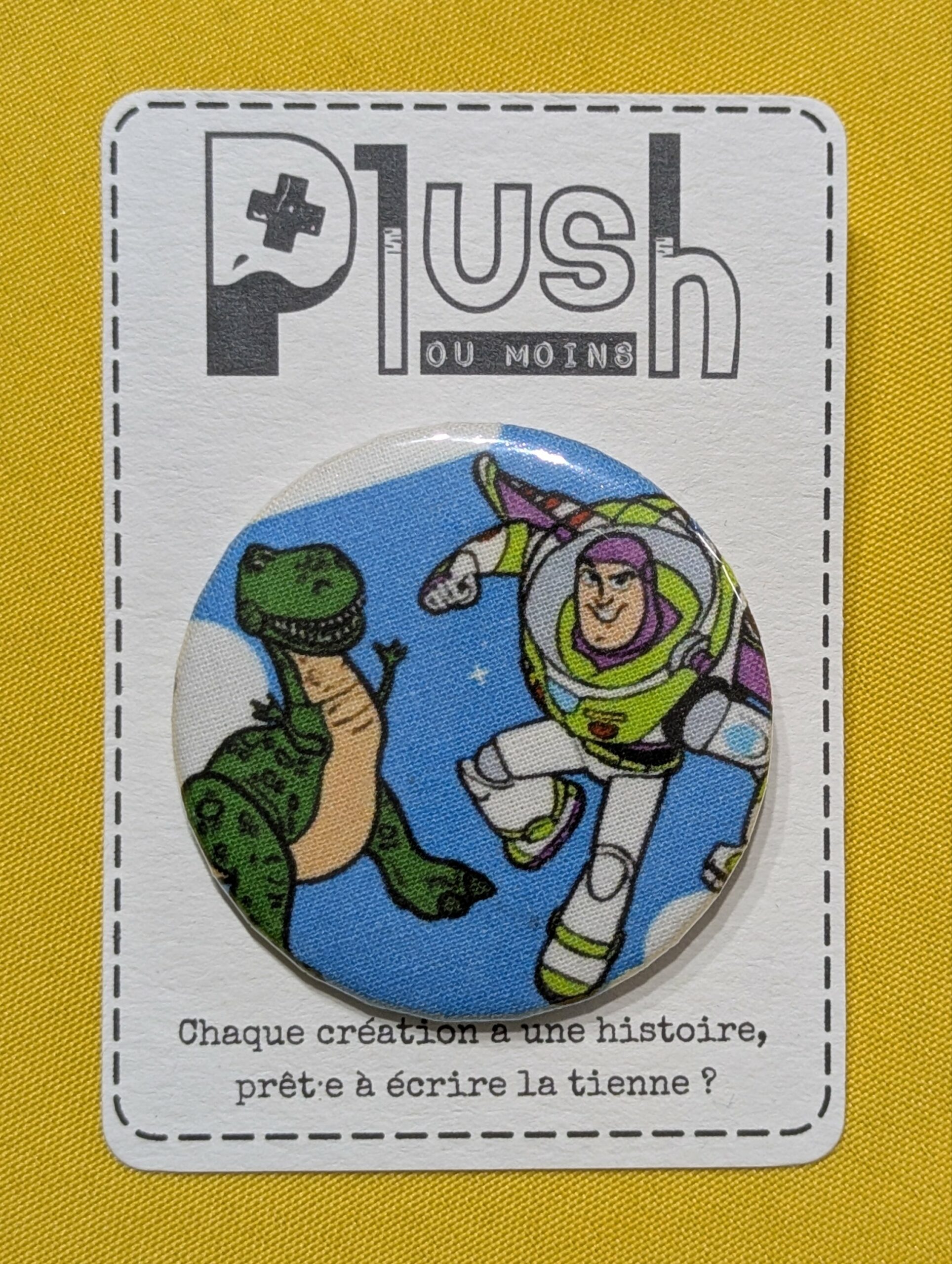 Badge "Vers l'infini et au-delà"