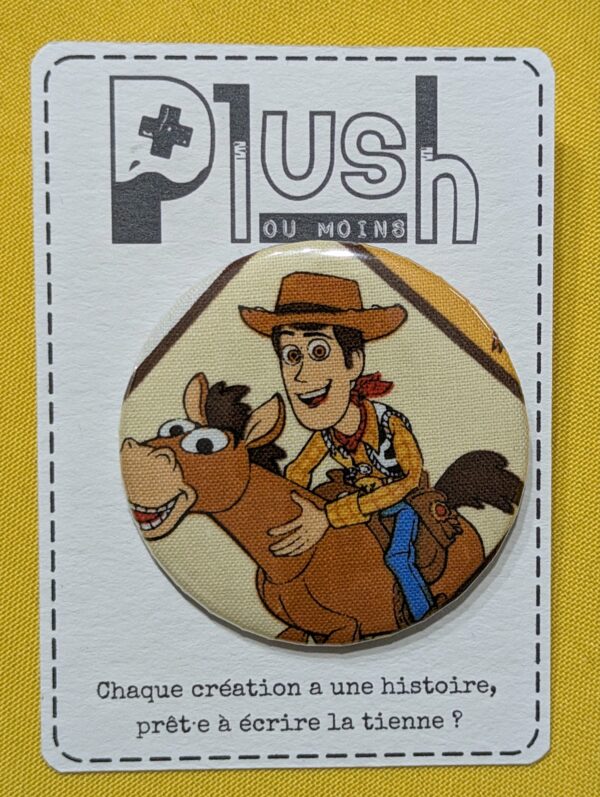 Badge "Vers l'infini et au-delà"