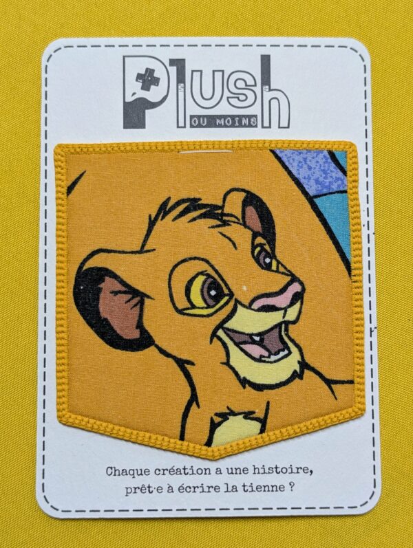 Patch thermocollant "effet poche" "Hakuna matata"