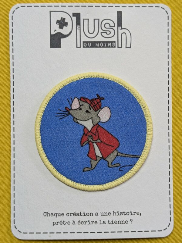 Patch thermocollant "rond" "Deviens un cat"