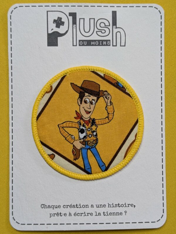 Patch thermocollant "rond" "Vers l'infini et au-delà"