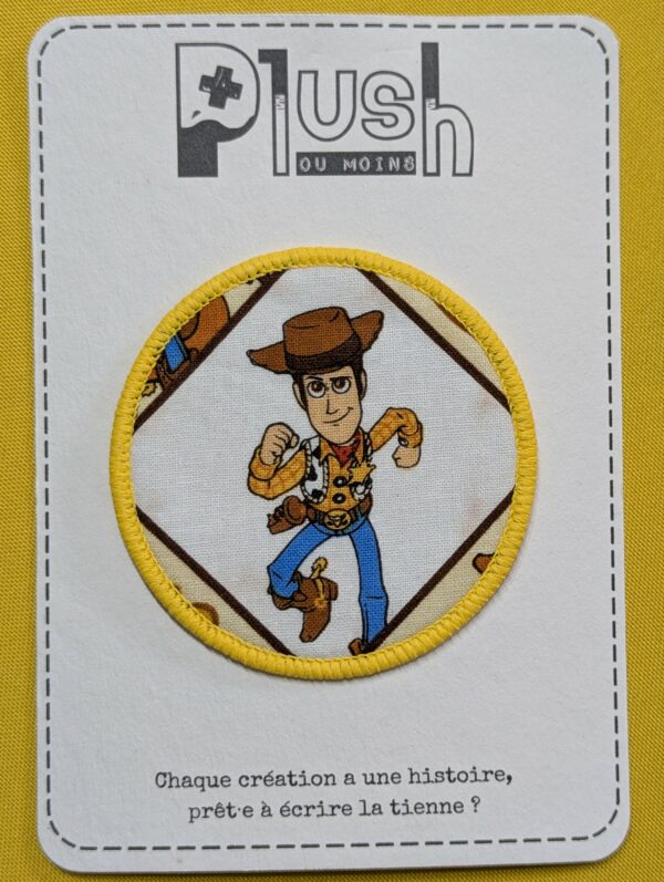 Patch thermocollant "rond" "Vers l'infini et au-delà"