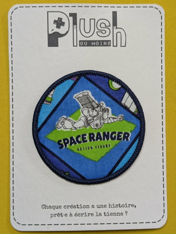 Patch thermocollant "rond" "Vers l'infini et au-delà"