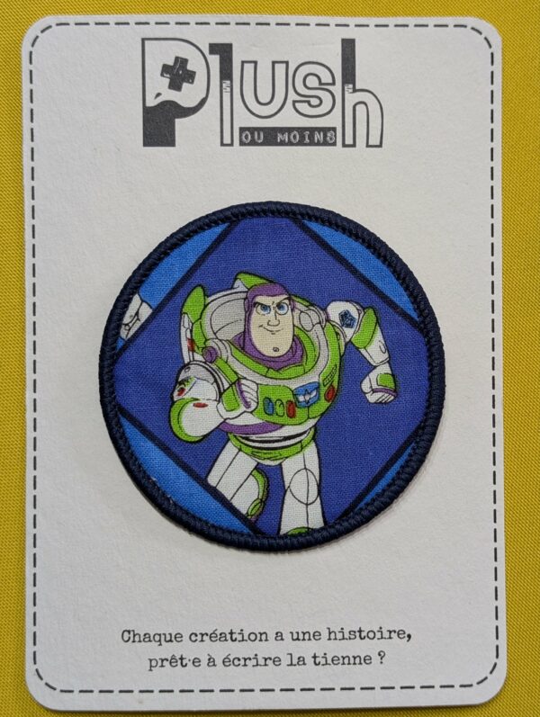 Patch thermocollant "rond" "Vers l'infini et au-delà"