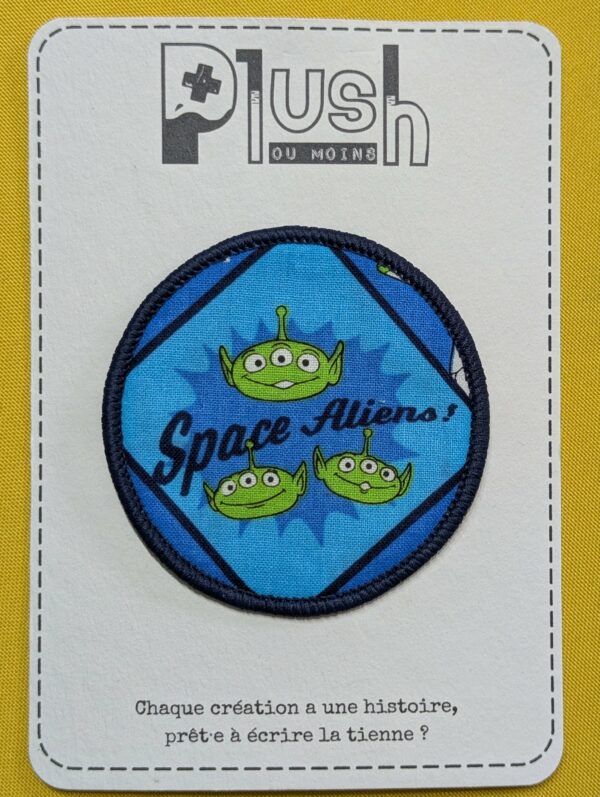 Patch thermocollant "rond" "Vers l'infini et au-delà"