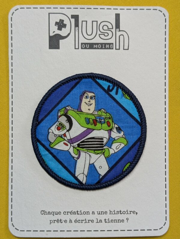 Patch thermocollant "rond" "Vers l'infini et au-delà"