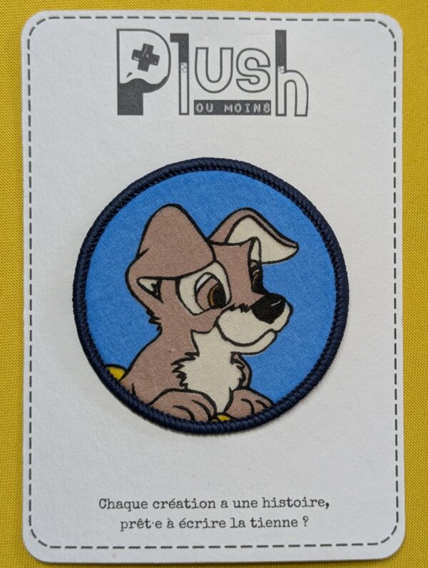 Patch thermocollant "rond" "Spaghetti pour deux"