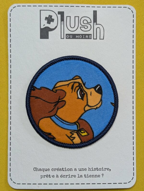 Patch thermocollant "rond" "Spaghetti pour deux"