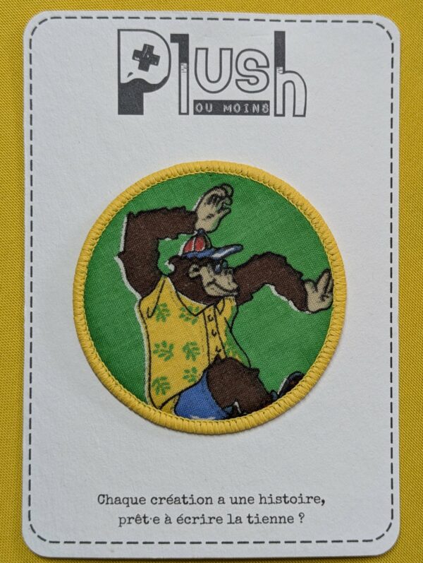 Patch thermocollant "rond" "Tiki vibes"