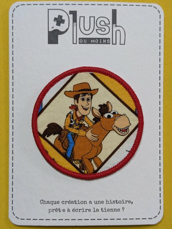 Patch thermocollant "rond" "Vers l'infini et au-delà"