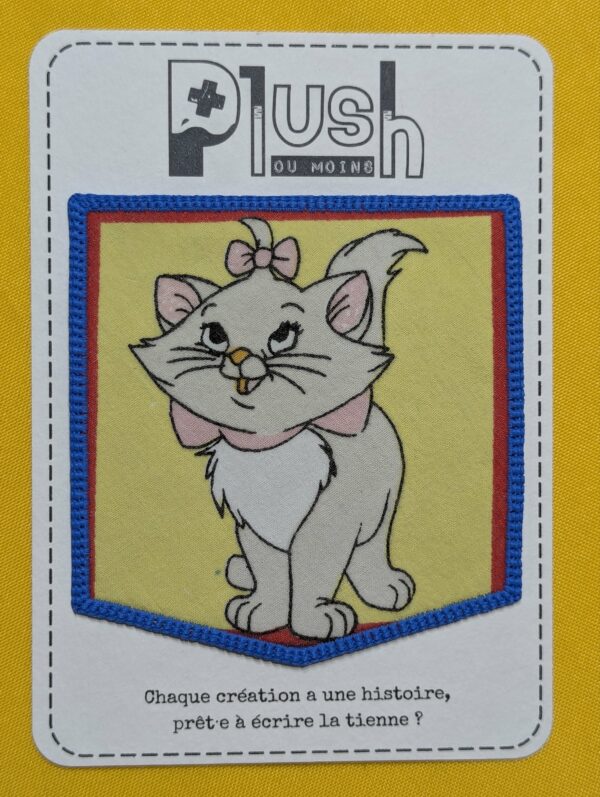 Patch thermocollant "effet poche" "Deviens un cat"