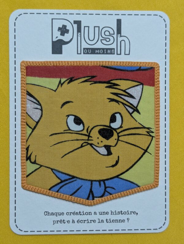 Patch thermocollant "effet poche" "Deviens un cat"