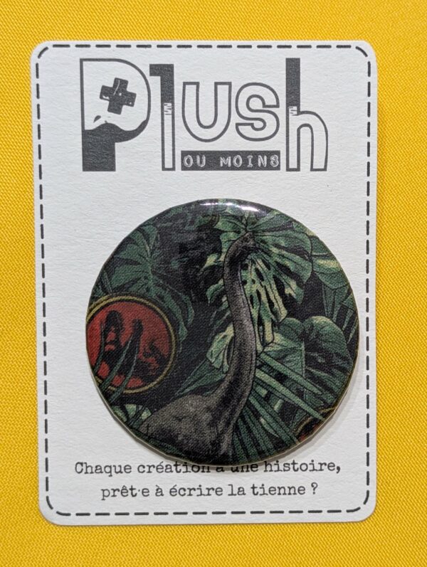 Badge - "N'allez pas dans les hautes herbes!"