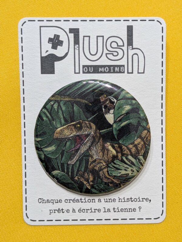 Badge - "N'allez pas dans les hautes herbes!"