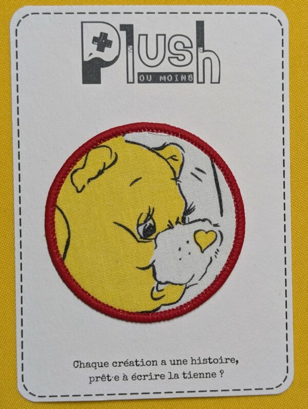 Patch thermocollant "rond" - "Calinours"