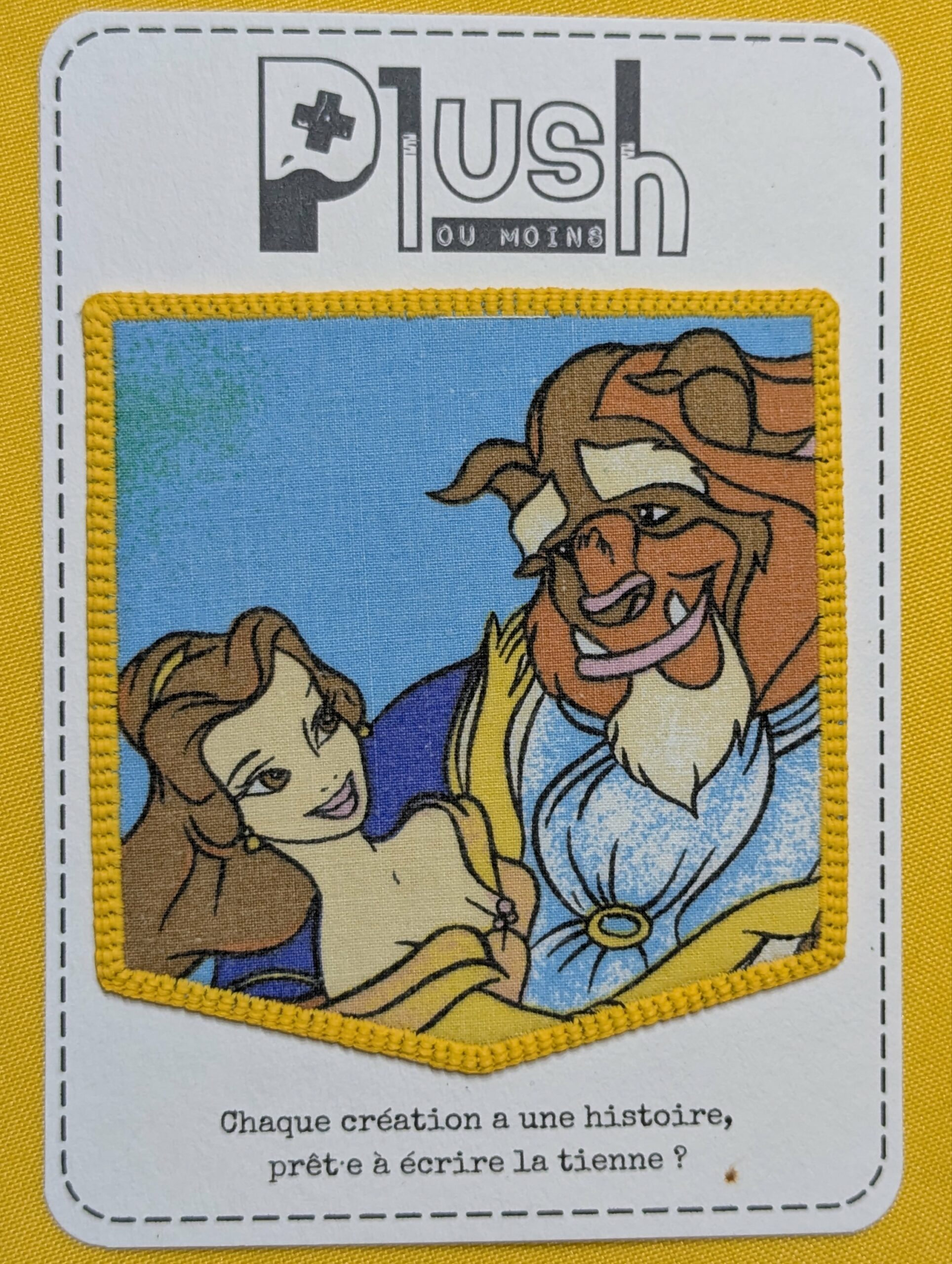 Patch thermocollant "effet poche" - "Histoire éternelle"