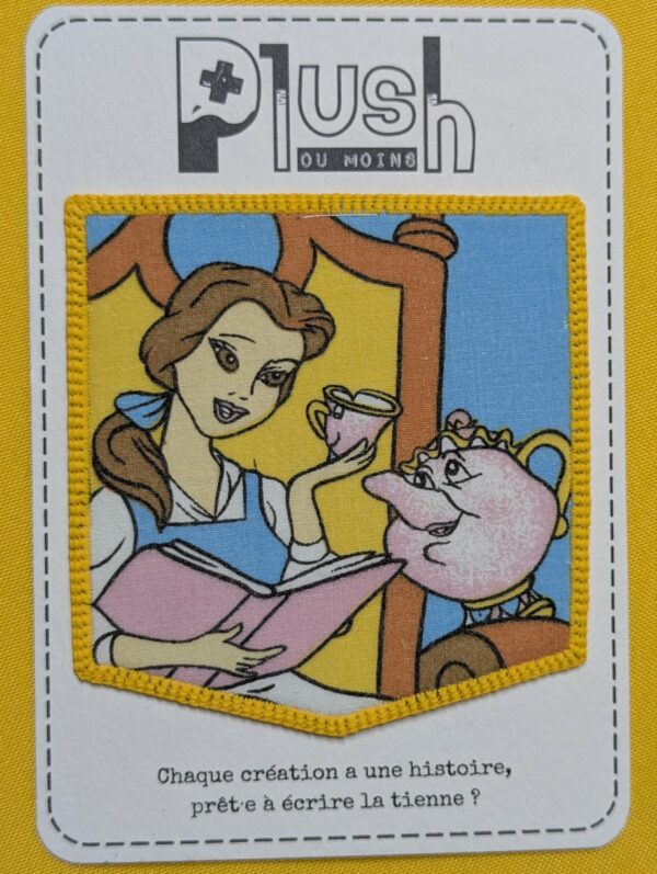 Patch thermocollant "effet poche" - "Histoire éternelle"