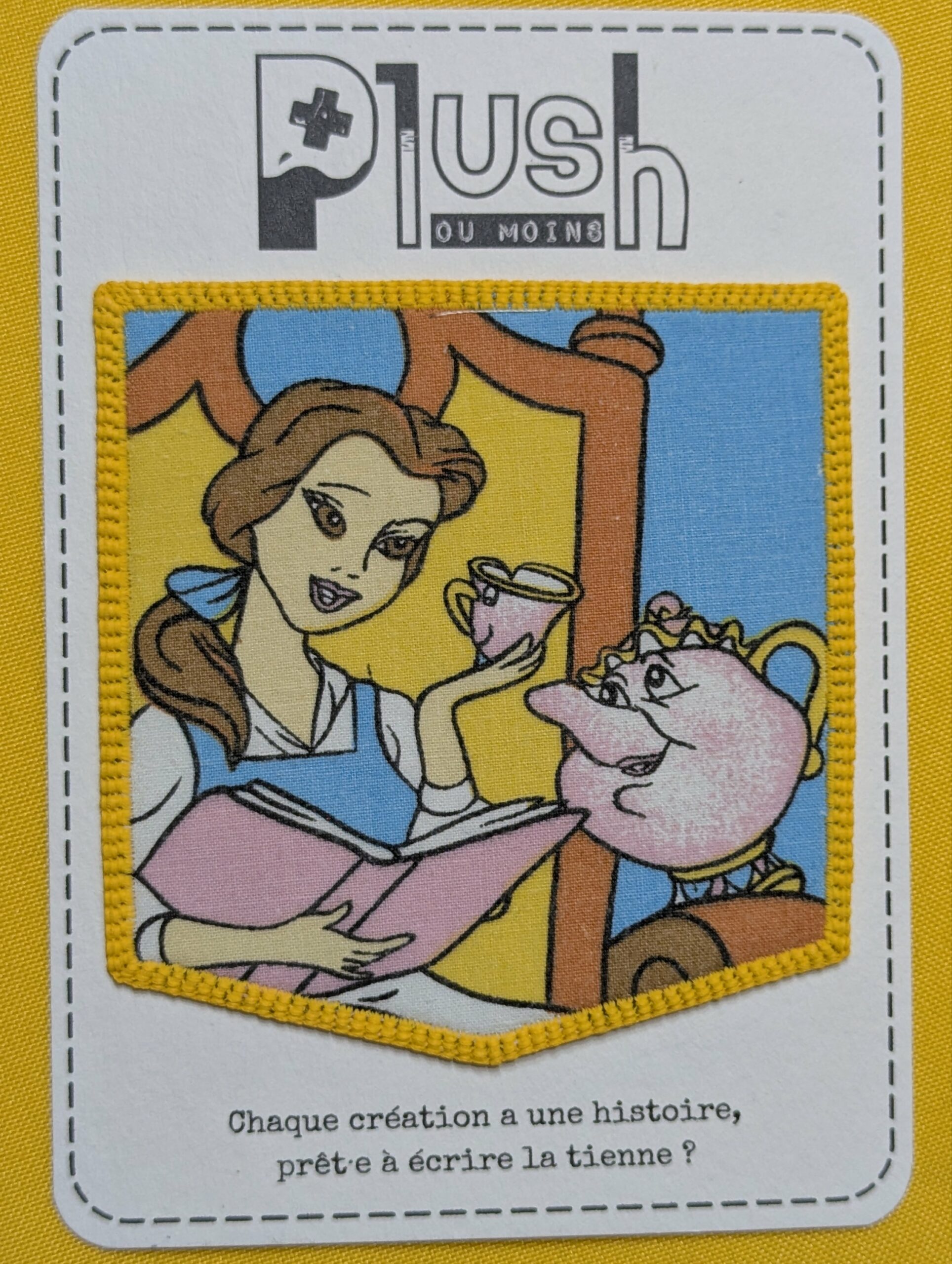 Patch thermocollant "effet poche" - "Histoire éternelle"